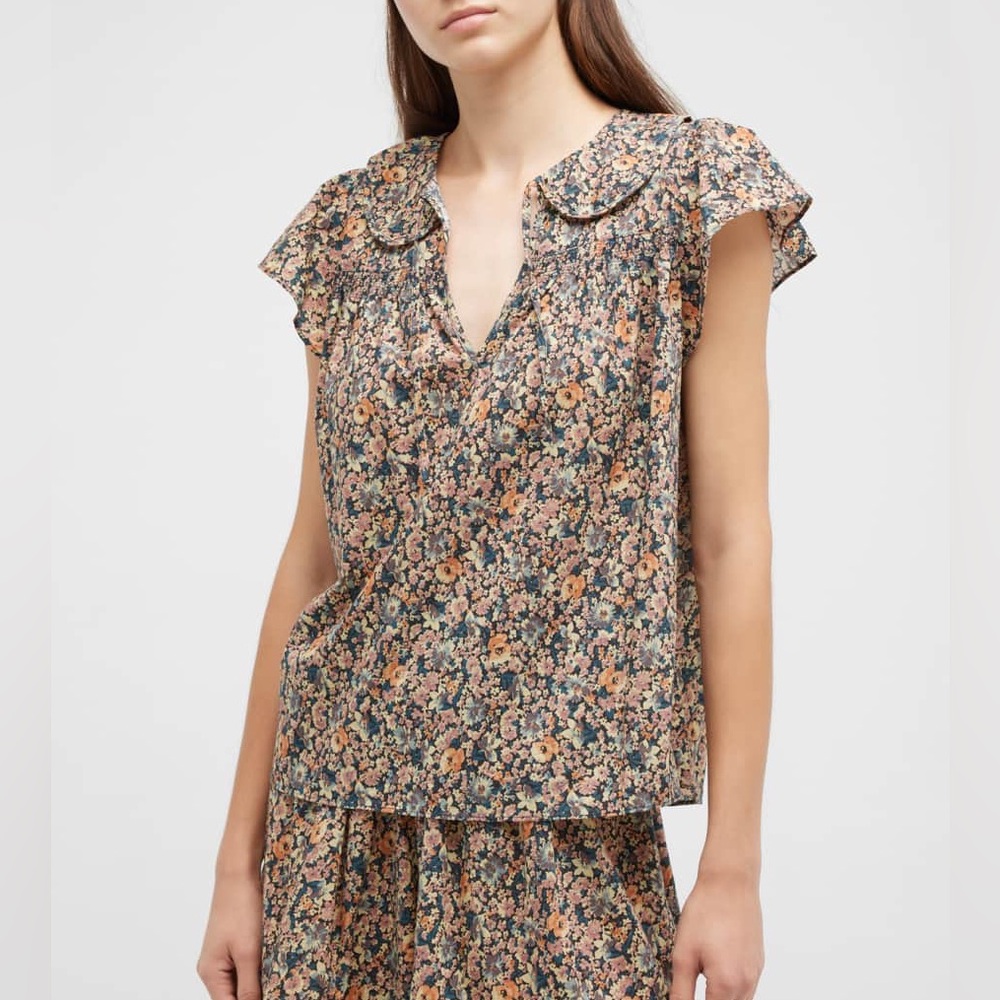 THE GREAT. Floral Pajama Set in Size 1
